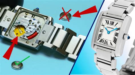 cartier watch battery repair|replace battery cartier tank watch.